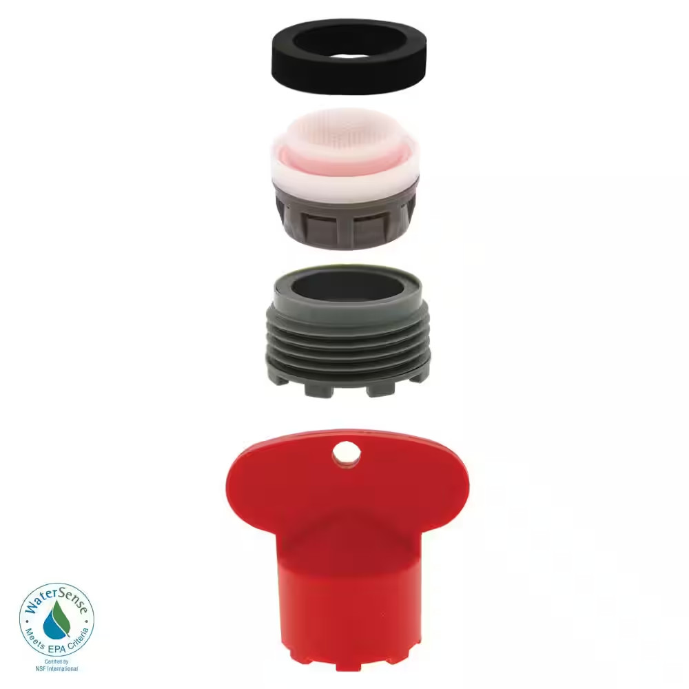 M21.5X1.5 PCA 1.2 GPM Moen Water-Saving Hidden Aerator with Key