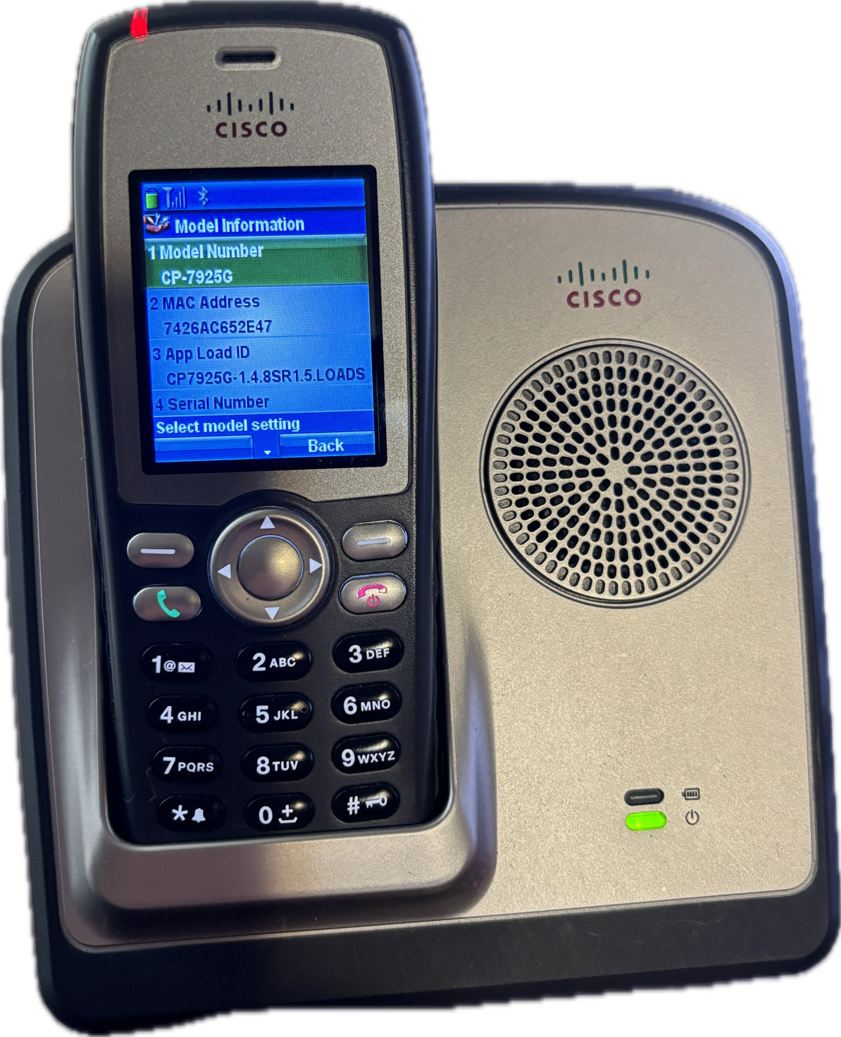 Cisco CP-7925G-A-K9 Wireless VoIP Phone - Gray