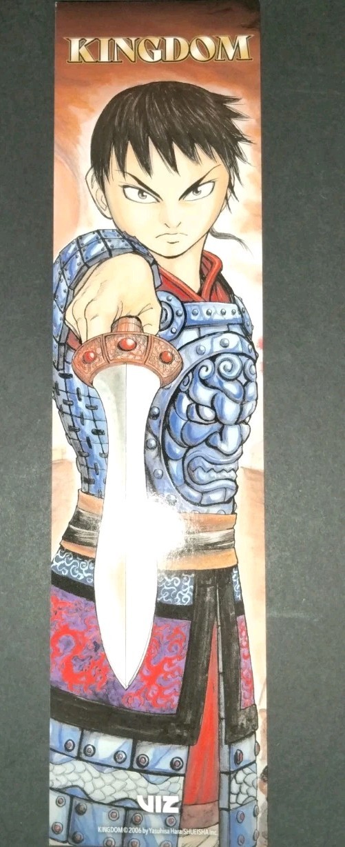 NYCC 2025 VIZ EXCLUSIVE KINGDOM RISE OF THE EMPIRE PROMO BOOKMARK BRAND NEW MINT