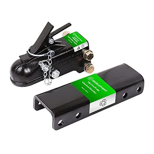 2-5/16" Adjustable Cast Trailer Coupler with 5-Position 5 Positon-15000lbs