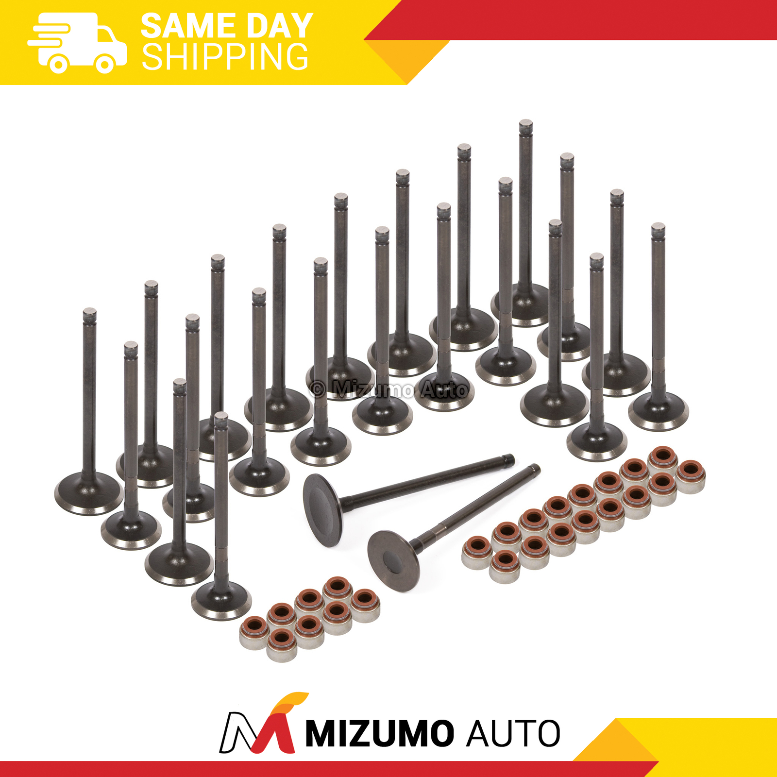 Intake Exhaust Valves w/ Seals Fit 86-92 Toyota Celica Supra Turbo 7MGE 7MGTE