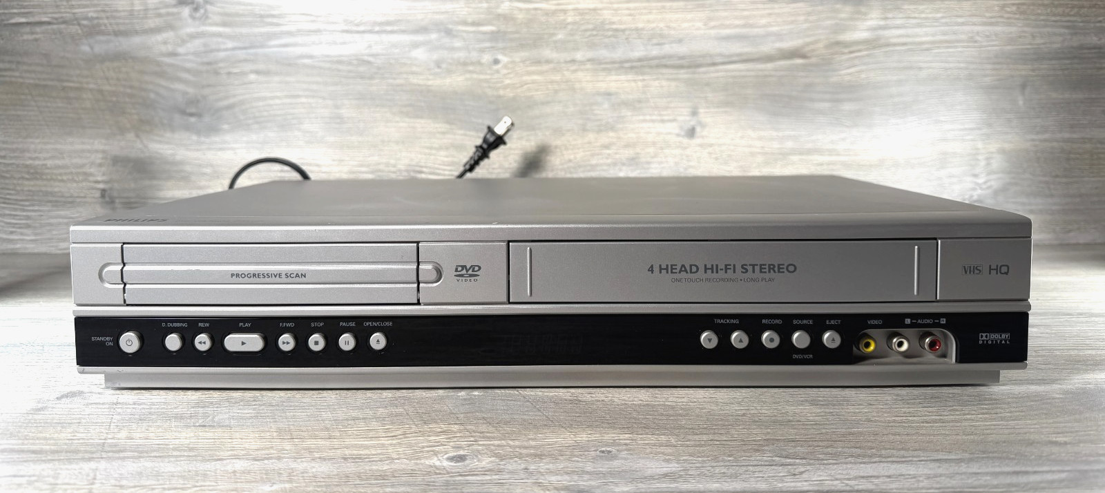 Philips DVD VCR Player Combo Model DVP3340V 4 Head Hi-Fi No Remote Parts "AS IS"