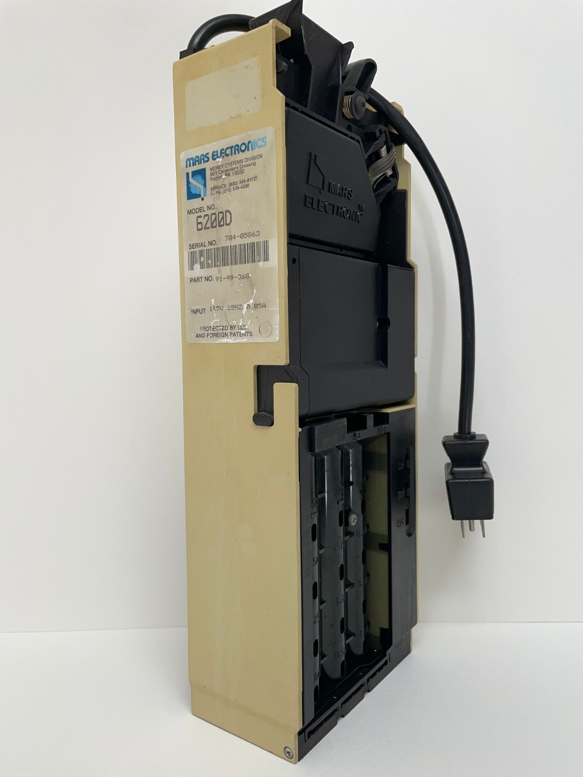 Mars 6200D COIN MECH COIN ACCEPTOR *COMPLETELY REBUILT*