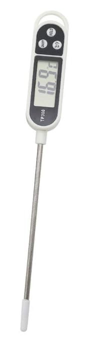Silver Kitchen Digital Food Thermometer Meat Cake Milk BBQ Cooking Household ...