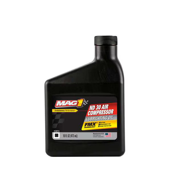Mag 1 Air Compressor Oil,Amber,16 oz. MAG69885 Mag 1 MAG69885 16 oz 071621611654