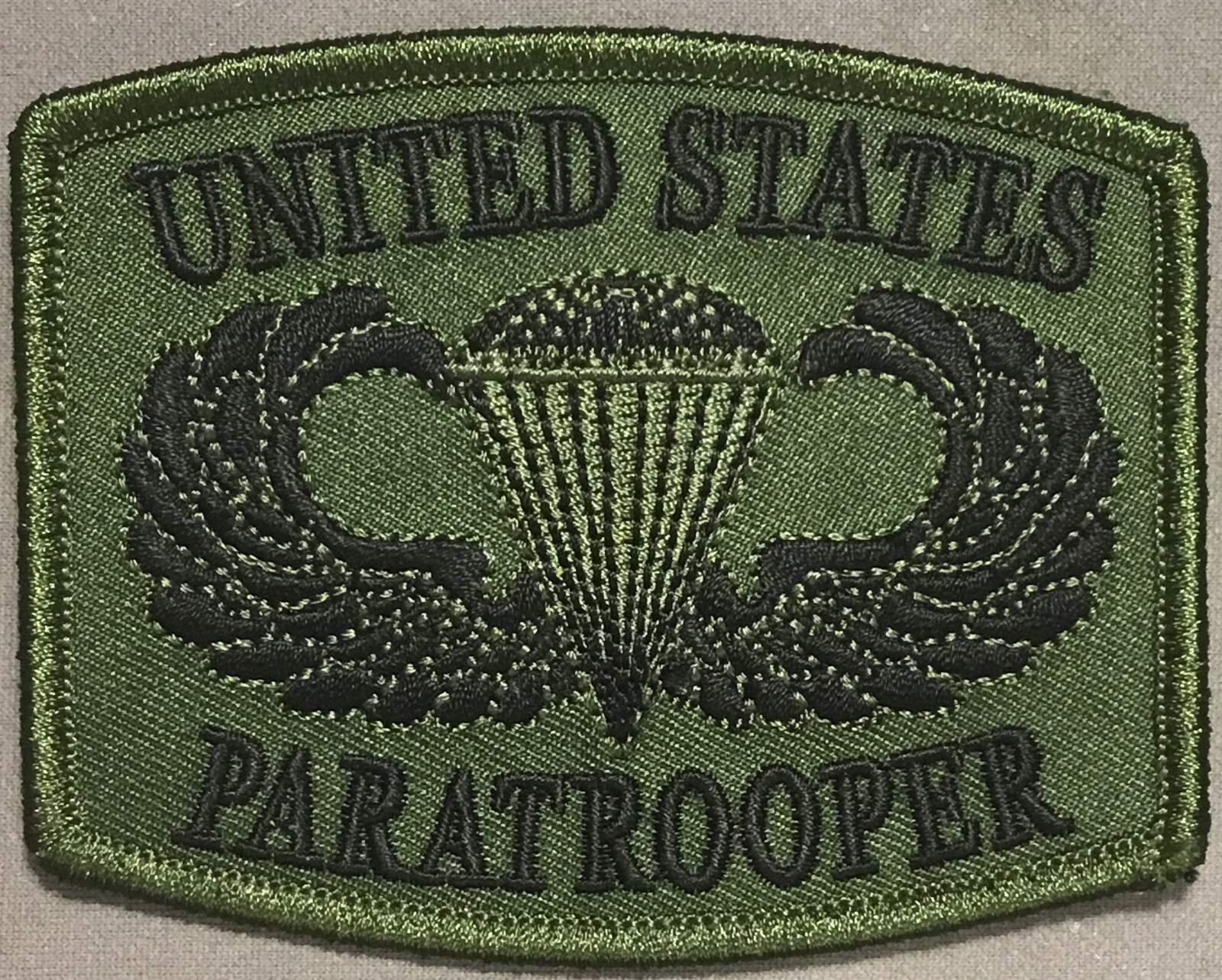 United States Paratrooper subdued patch