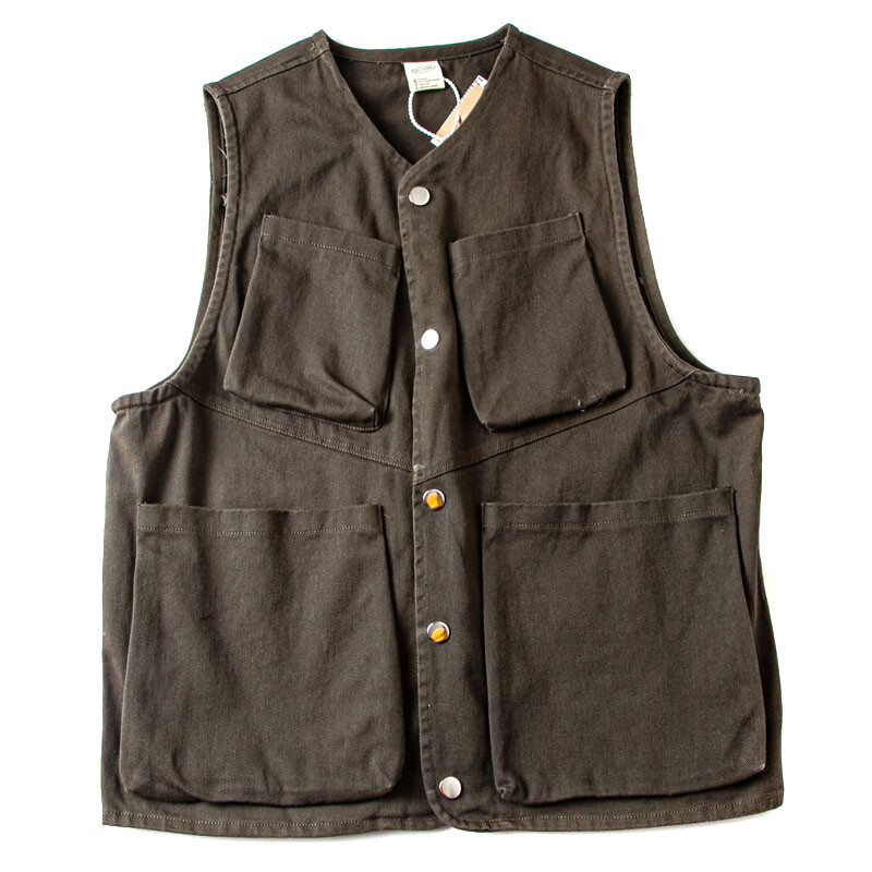 Men Cargo Fishing Vest Multi Pocket Work Sleeveless Waistcoat Jacket Outdoor New