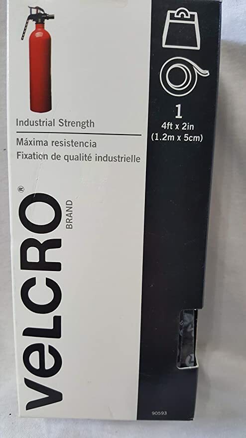 NEW VELCRO 91050 3 FOOT X 1" TAPE BLACK FASTENER HOLDER 1468438