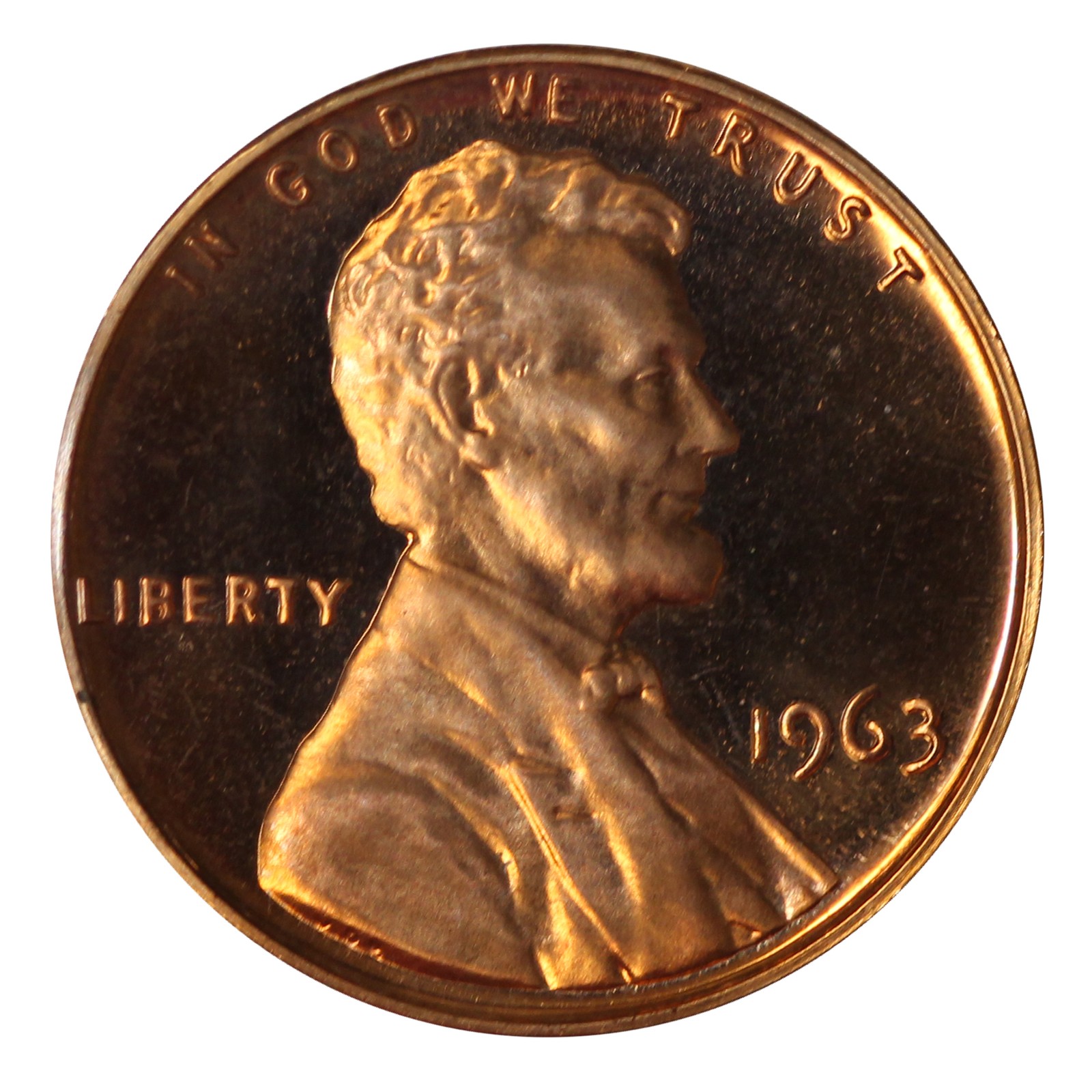 1963 Lincoln Memorial Cent Gem Proof Single Coin