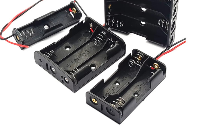 Battery Case Battery Box 1/2 Slot AA Battery Holder 14500 AA Storage Box D