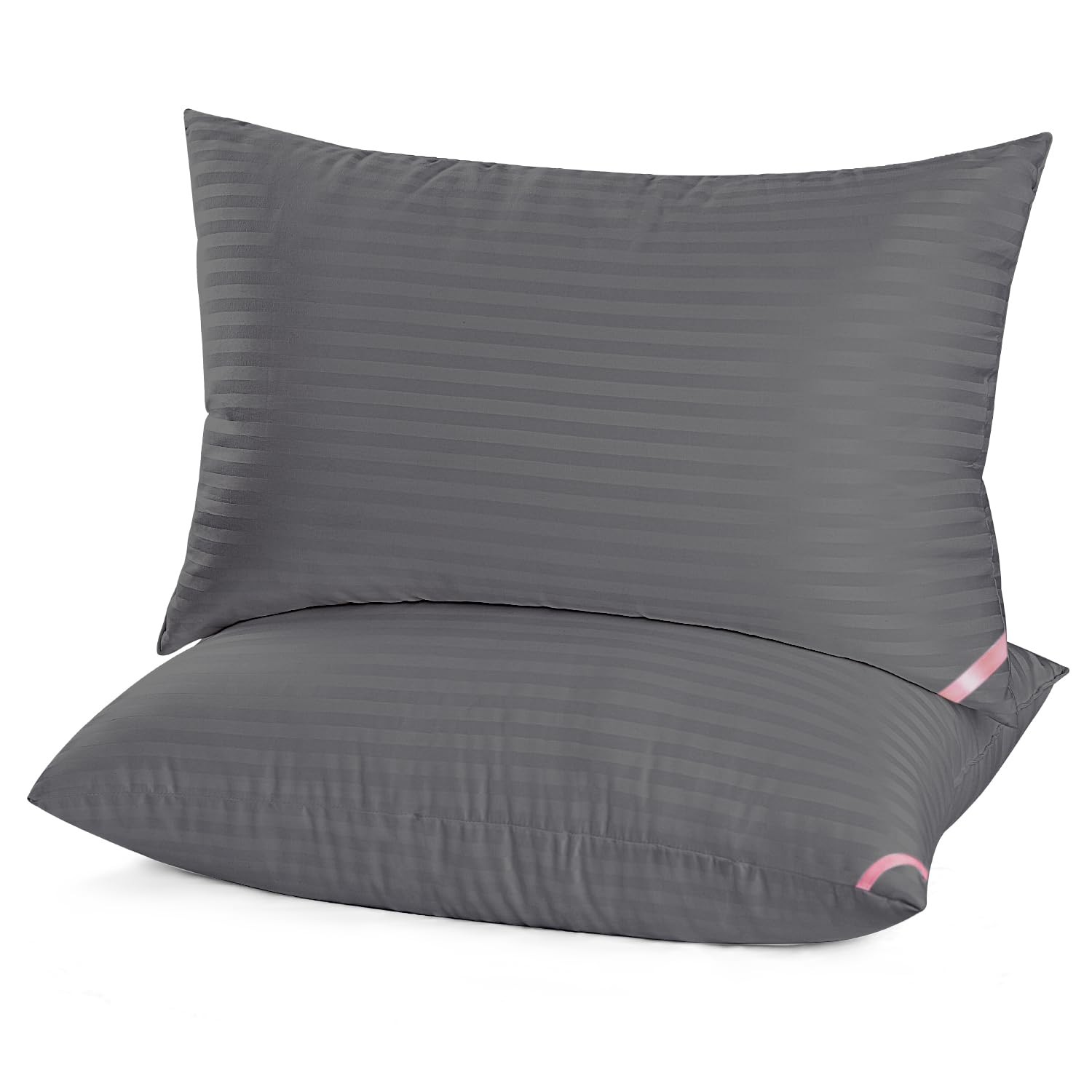 EIUE Bed Pillows for Sleeping 2 Pack Queen Size 20 x (Pack of 2), Black