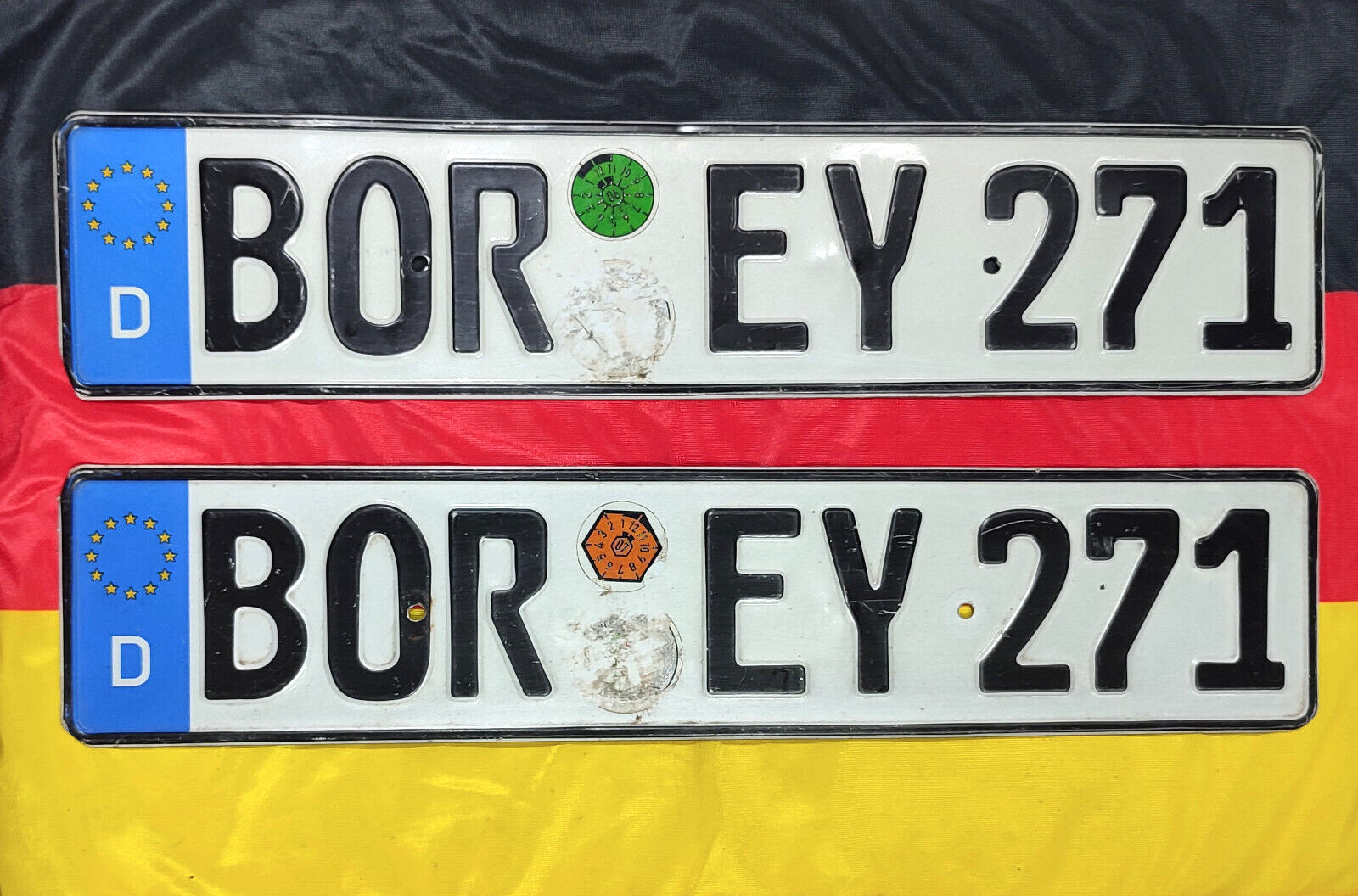 Germany German License Plates - Borken – Nordrhein-Westfalen