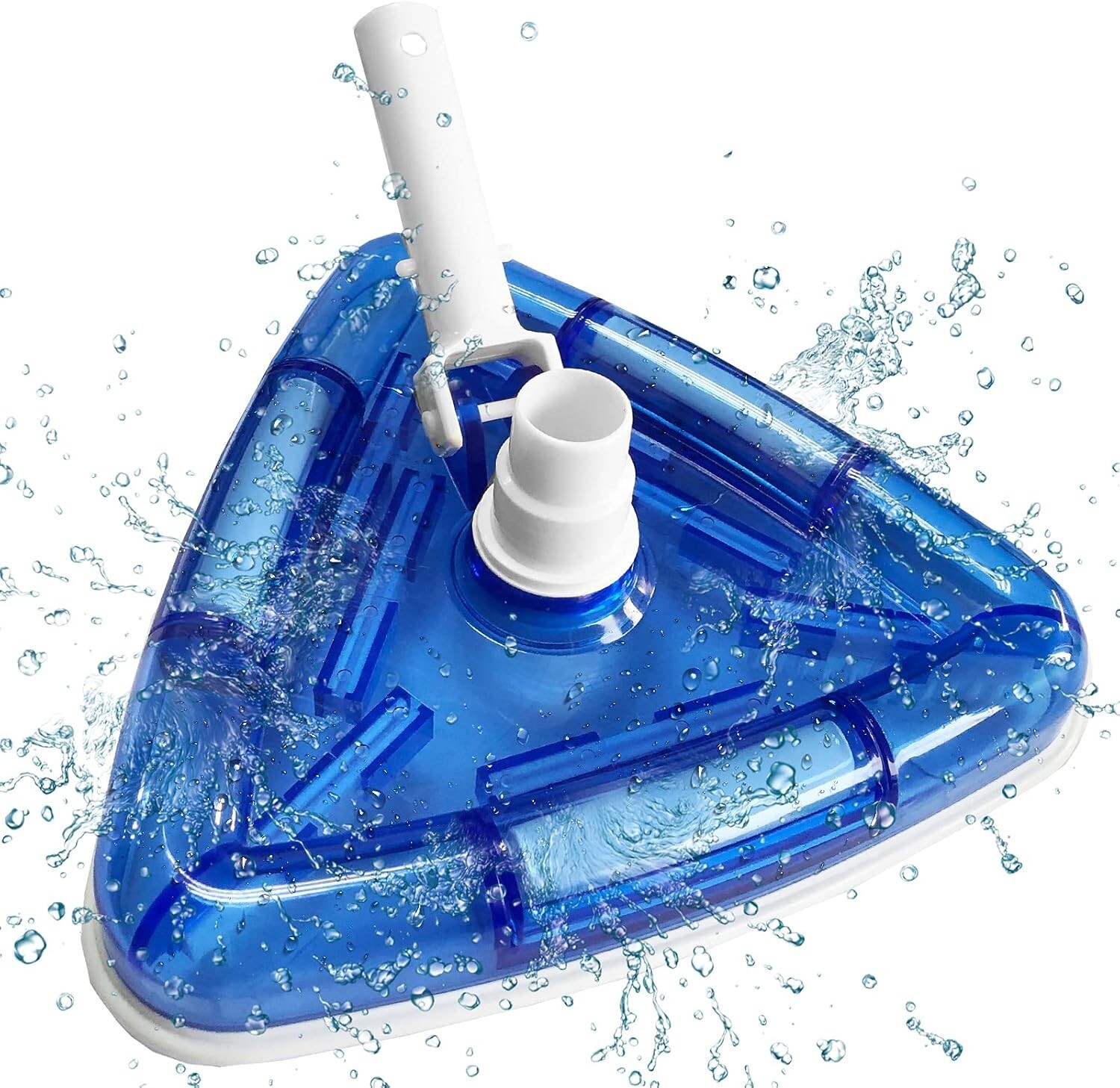 11" Weighted Pool Vacuum Head, Pool Cleaners Vacuum Head with Nylon Side Bristle