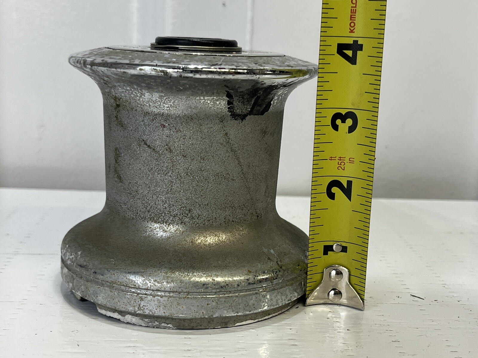Chromed Brass Barient 10P Sailboat Winch