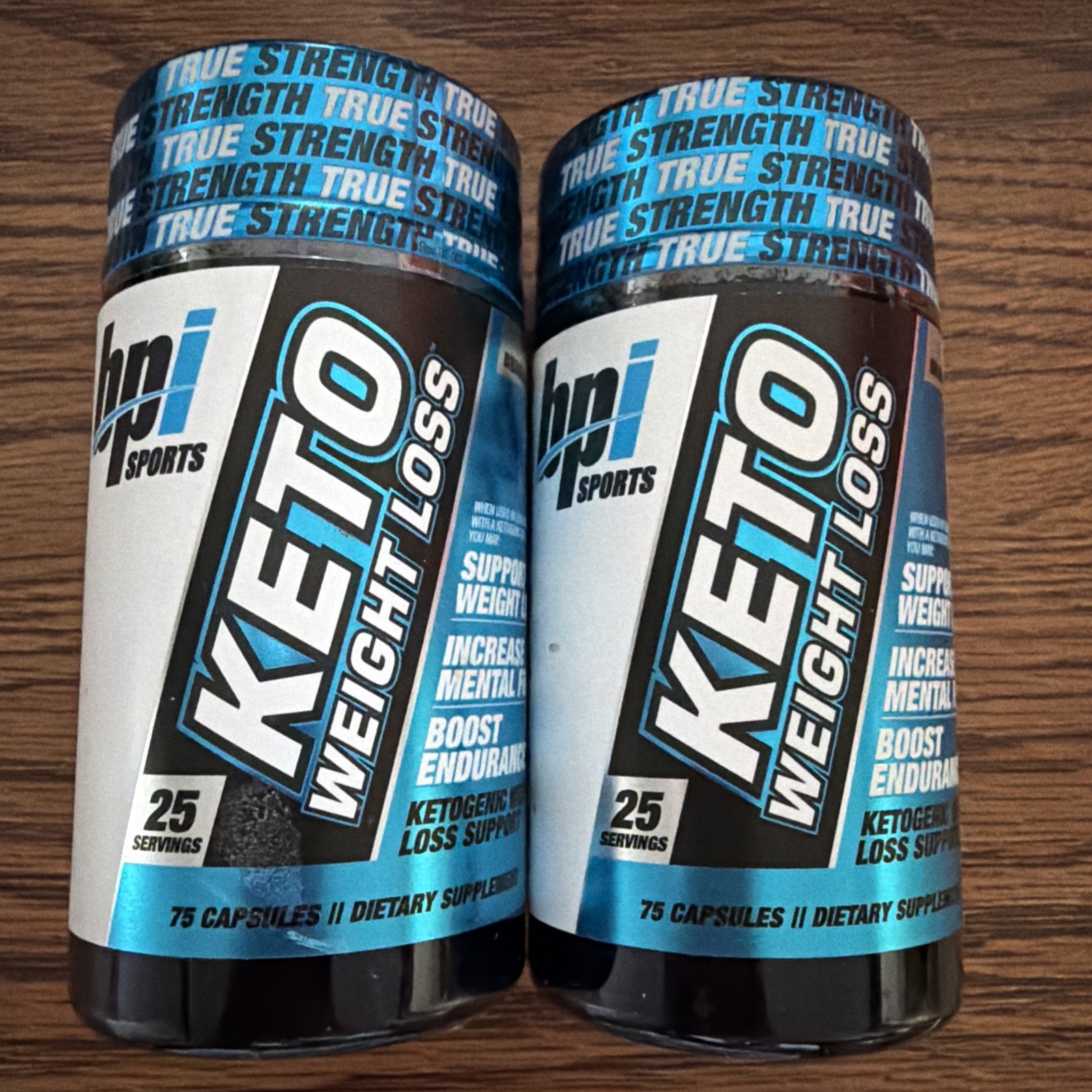 LOT OF 2 BPI Sports Keto Weight Loss Supplement 75 Ct Each EXP 6/2028