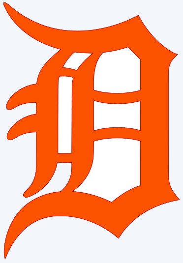 Detroit Tigers Vinyl Decal Sticker - You choose color and size