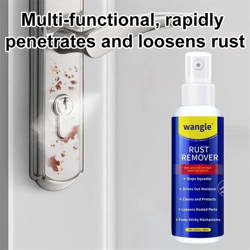 3X Wangle Rust Remover,Anti-Rust Lubricant Spray & Rust Remover Easy Application