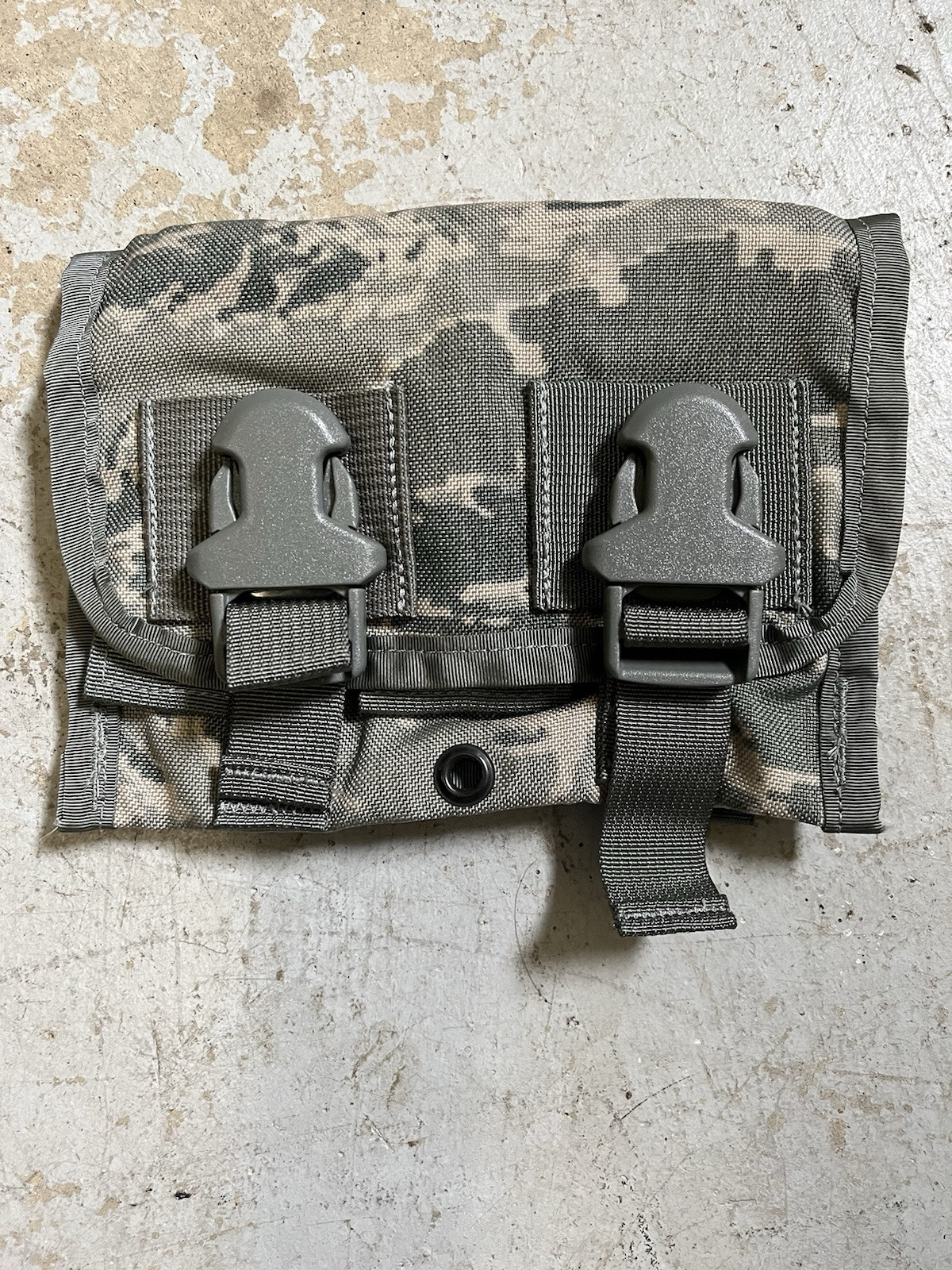 USAF ABU Tiger stripes DFLCS Triple 40mm Grenade Pouch USGI MOLLE II