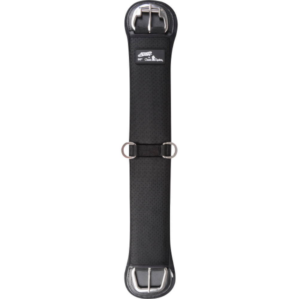 New! Classic Equine BLACK AURA STRAIGHT CINCH w/ Durable mesh exterior 6 SIZES!