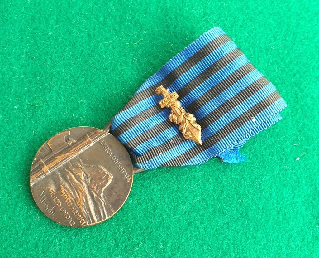 Italian Royal Army medal Military Operations Oriental East Africa 1936 original