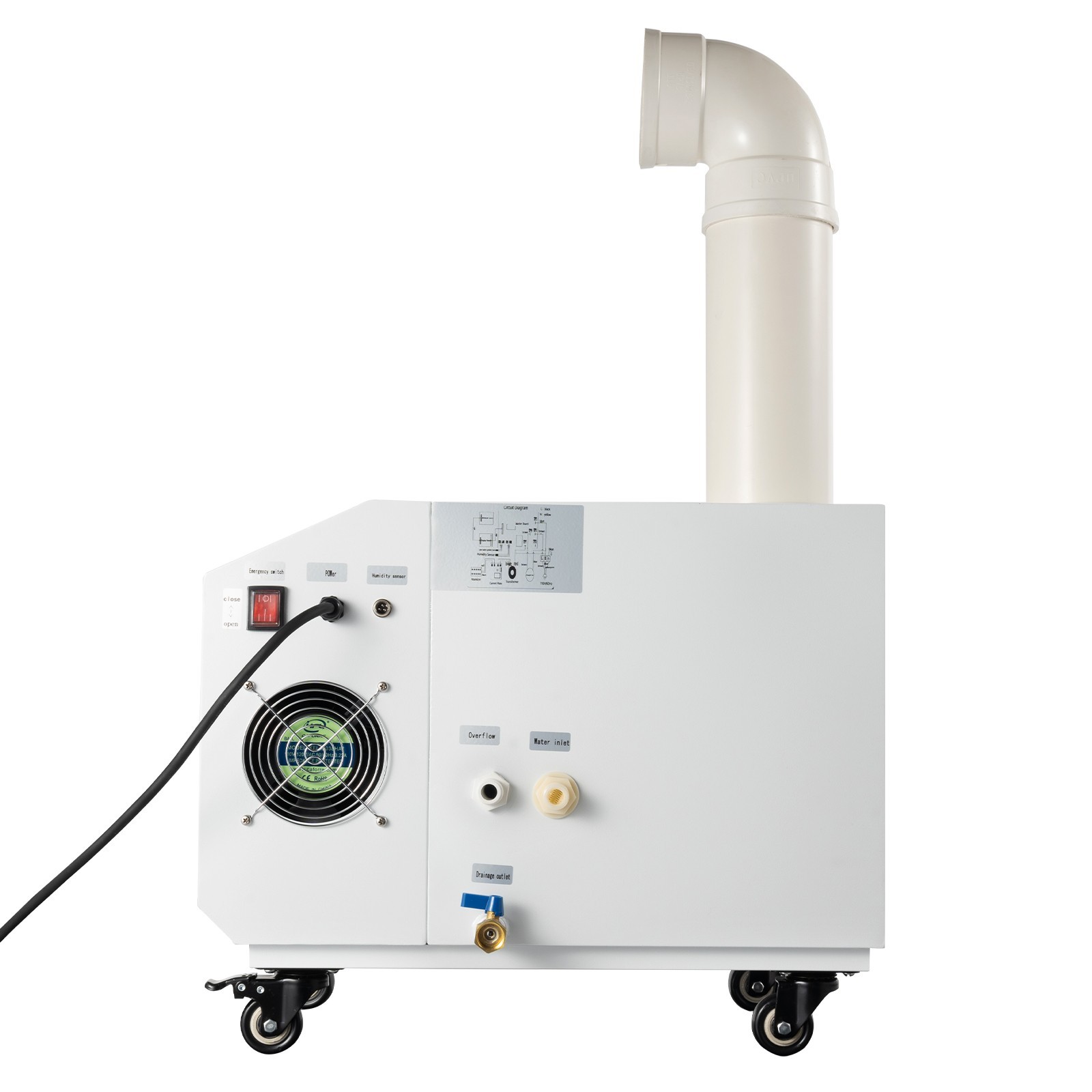 Cool Fog Maker Machine Ultrasonic Humidifier Commercial Industrial Continuous