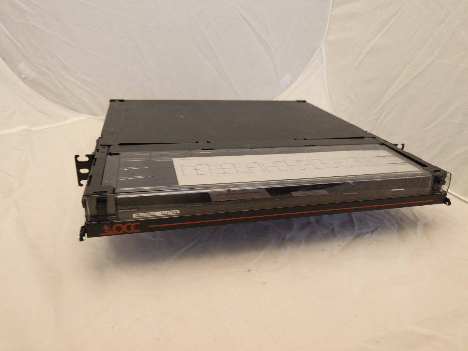 OCC RTC1U-3APB 1U Fiber Optic Rack Mount Enclosure Cabinet Optical Cable Corp
