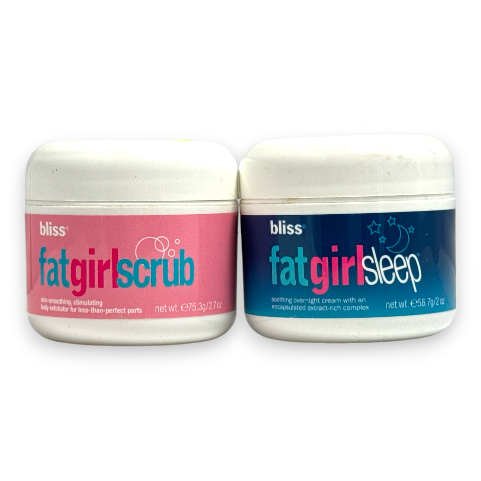 Bliss Scrub Body Exfoliator 2.7oz.  Sleep Cream 2oz (Lot of 3) You Pick!