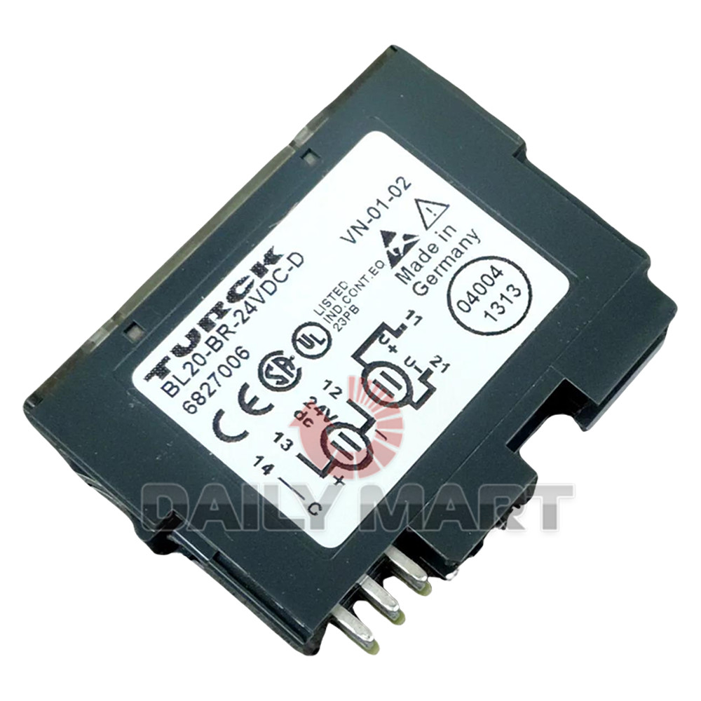 New In Box TURCK BL20-BR-24VDC-D 6827006 Electronic Module