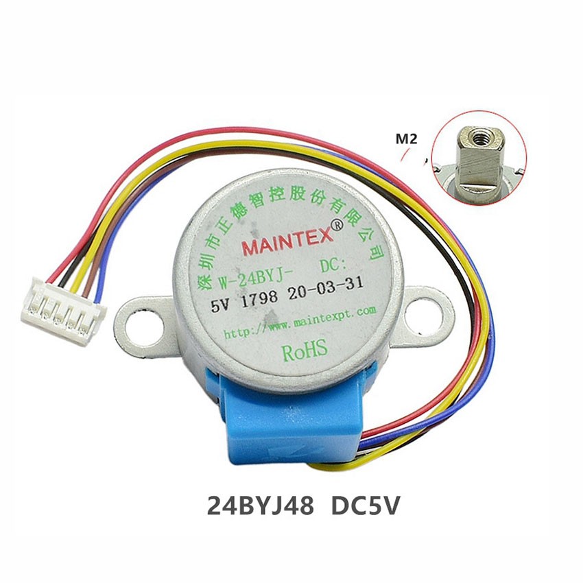 W-24BYJ48 Gear Stepper Motor DC5V 4-phase 5-wire Motor For Surveillance Camera