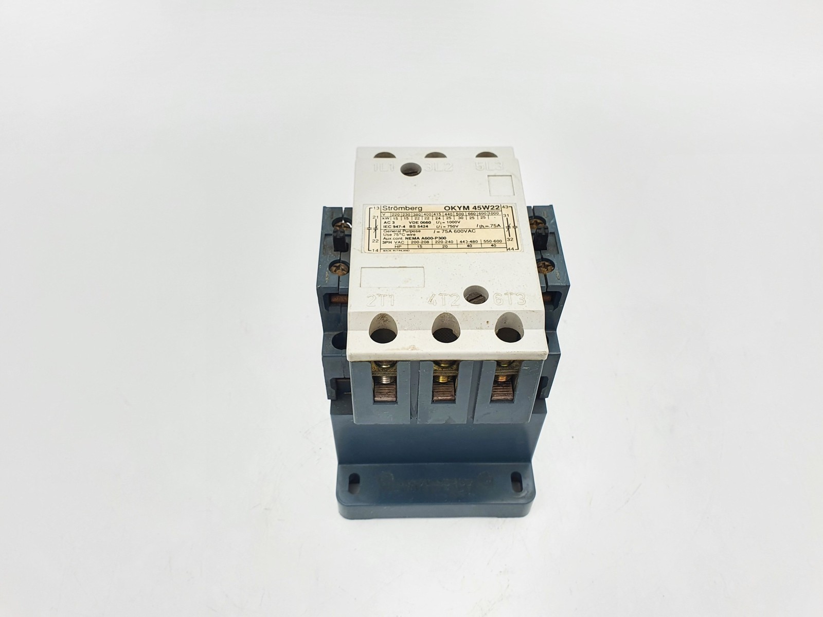 CONTACTOR ABB STROMBERG OKYM 45W22