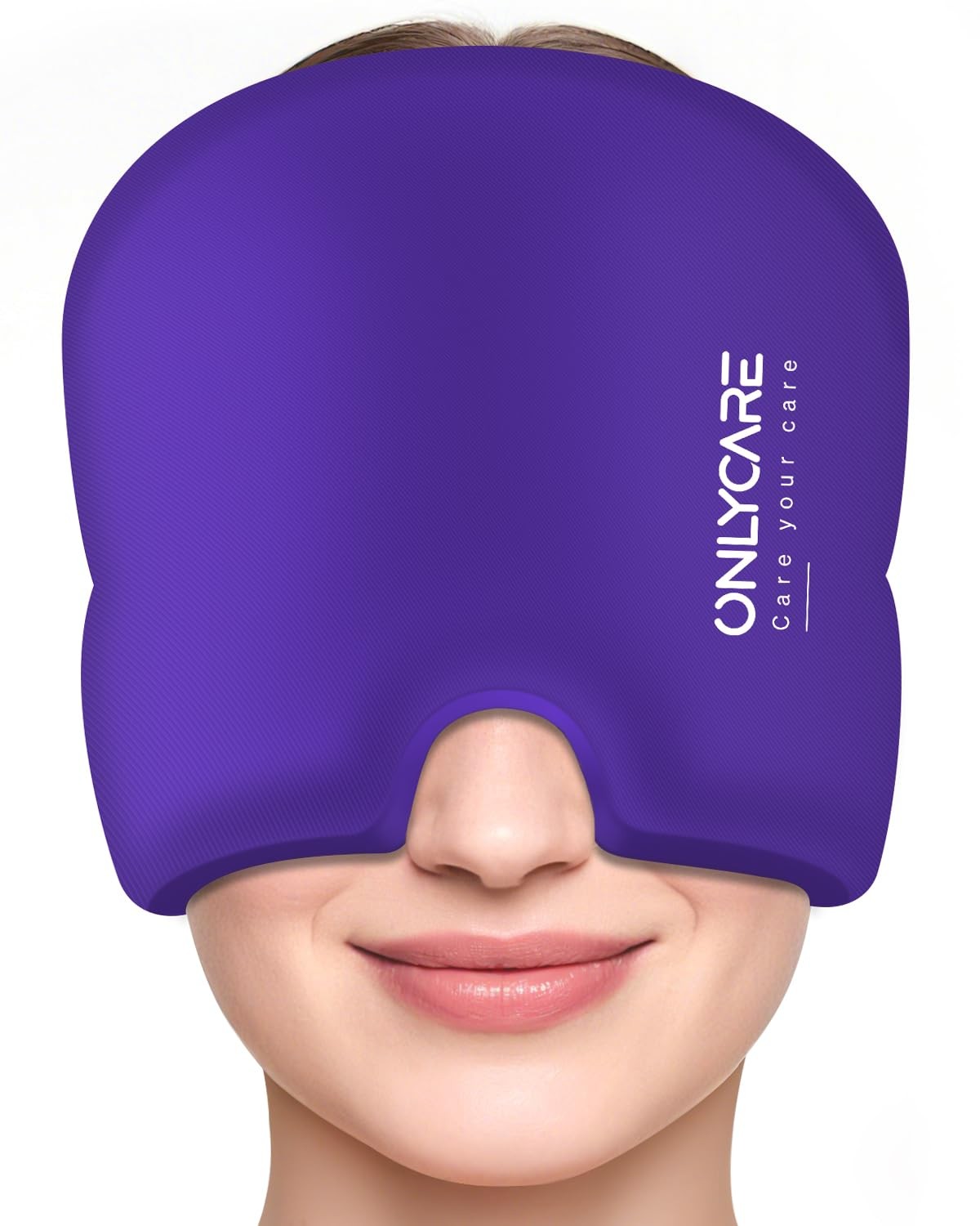 ONLYCARE Migraine Relief Cap, Soothing Headache Hat, Upgraded Odorless Gel Ic...