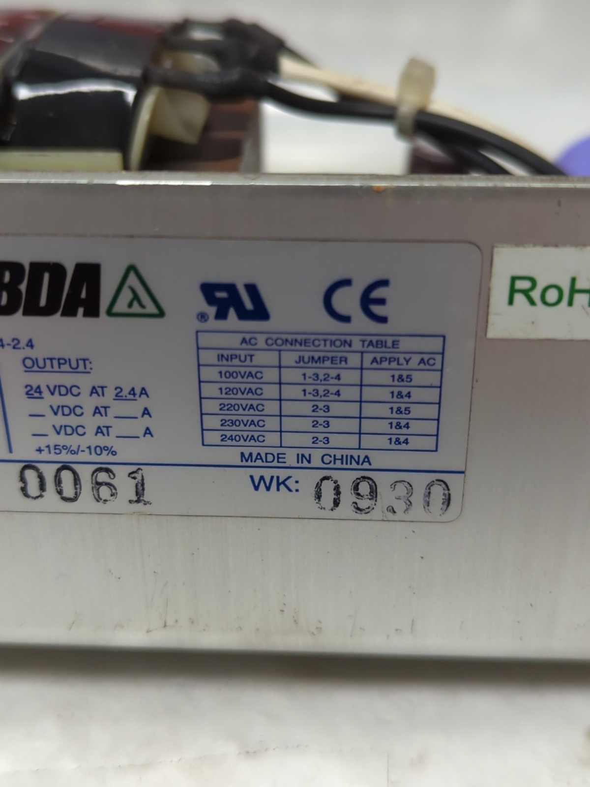 LAMBDA,HSC24-2-4,POWER SUPPLY PRE-OWNED