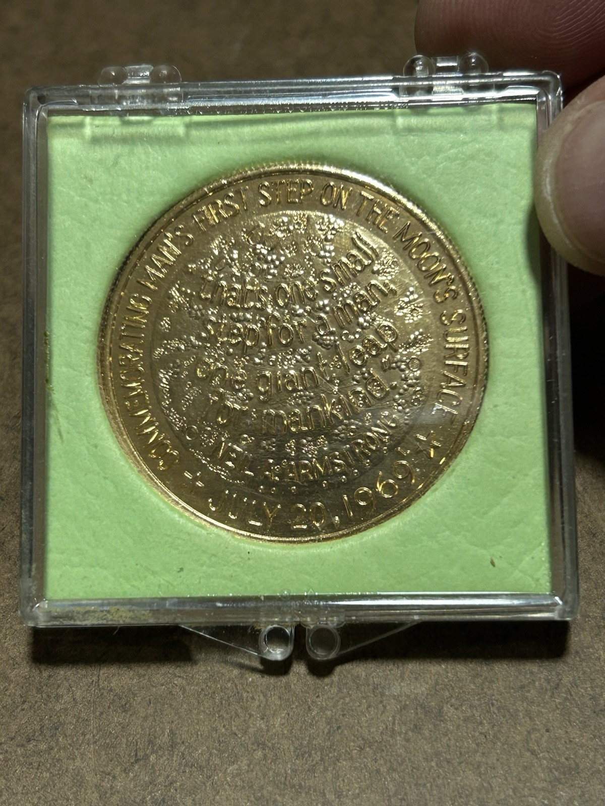 APOLLO 11 COMMEMORATIVE TOKEN