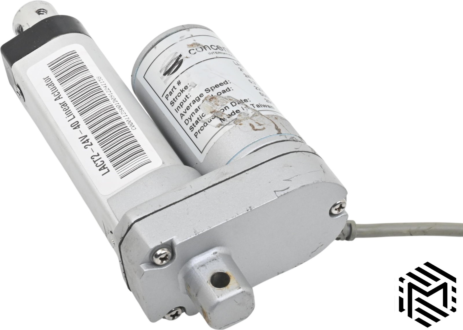 Concentric LACT2-24V-40 Linear Actuator – 24VDC – 2" Stroke - 500lbs Capacity