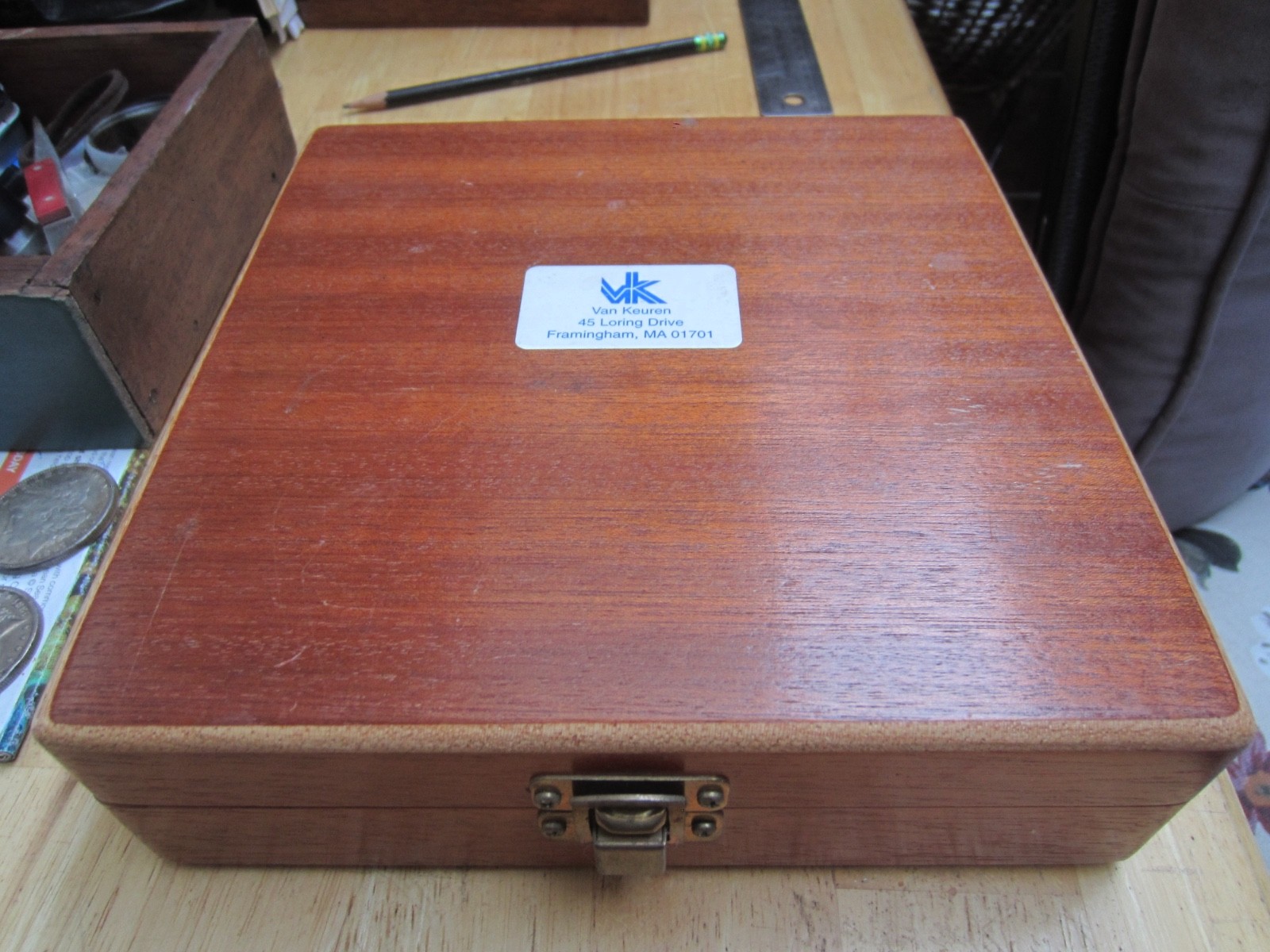 Optical Flat Van Keuren 6 inch quartz interferometry testing plate