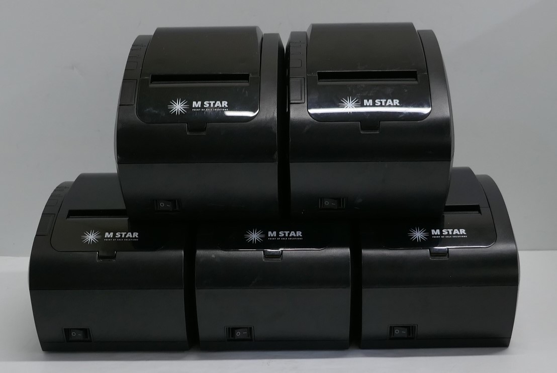 Zywell Thermal Receipt Printer ZY306 80mm (USB + BT) with Auto Cutter LOT of 5