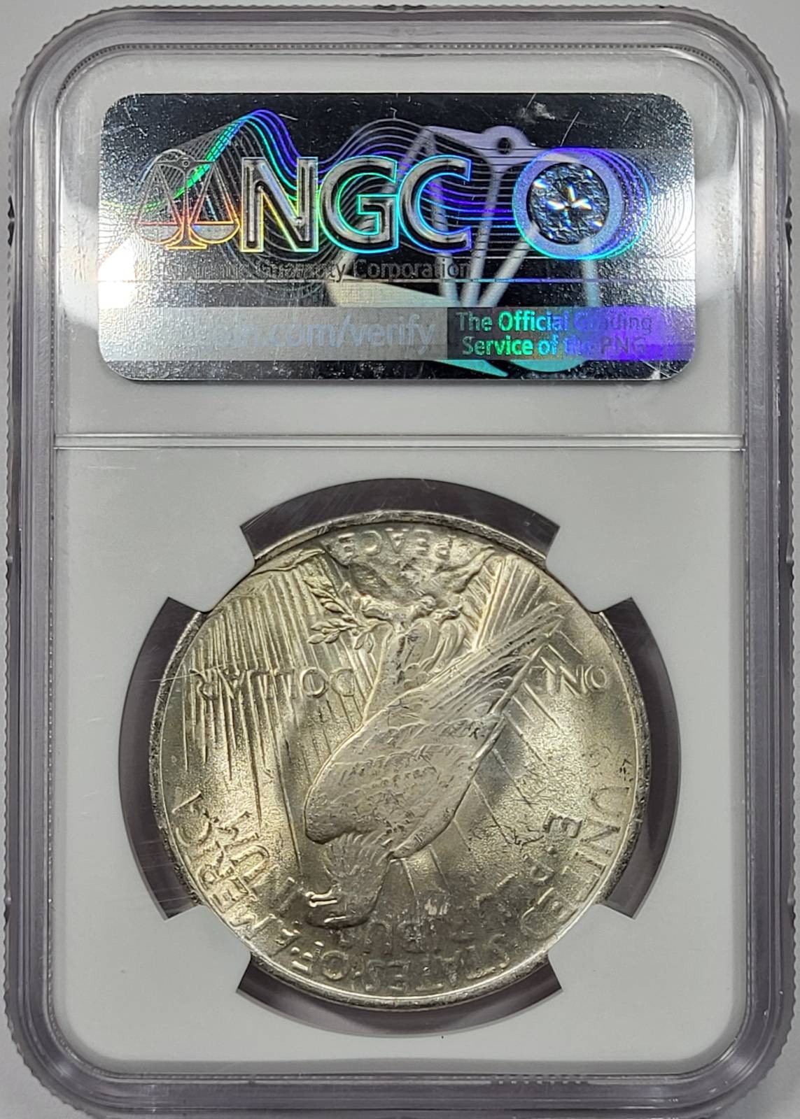 1922 Peace Silver Dollar NGC MS-63