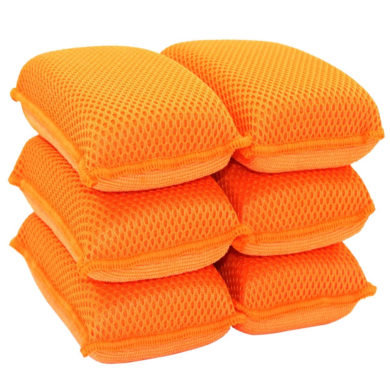 Commercial Miracle Microfiber Kitchen Sponge by Scrub-It - Large - Non-Scratc...