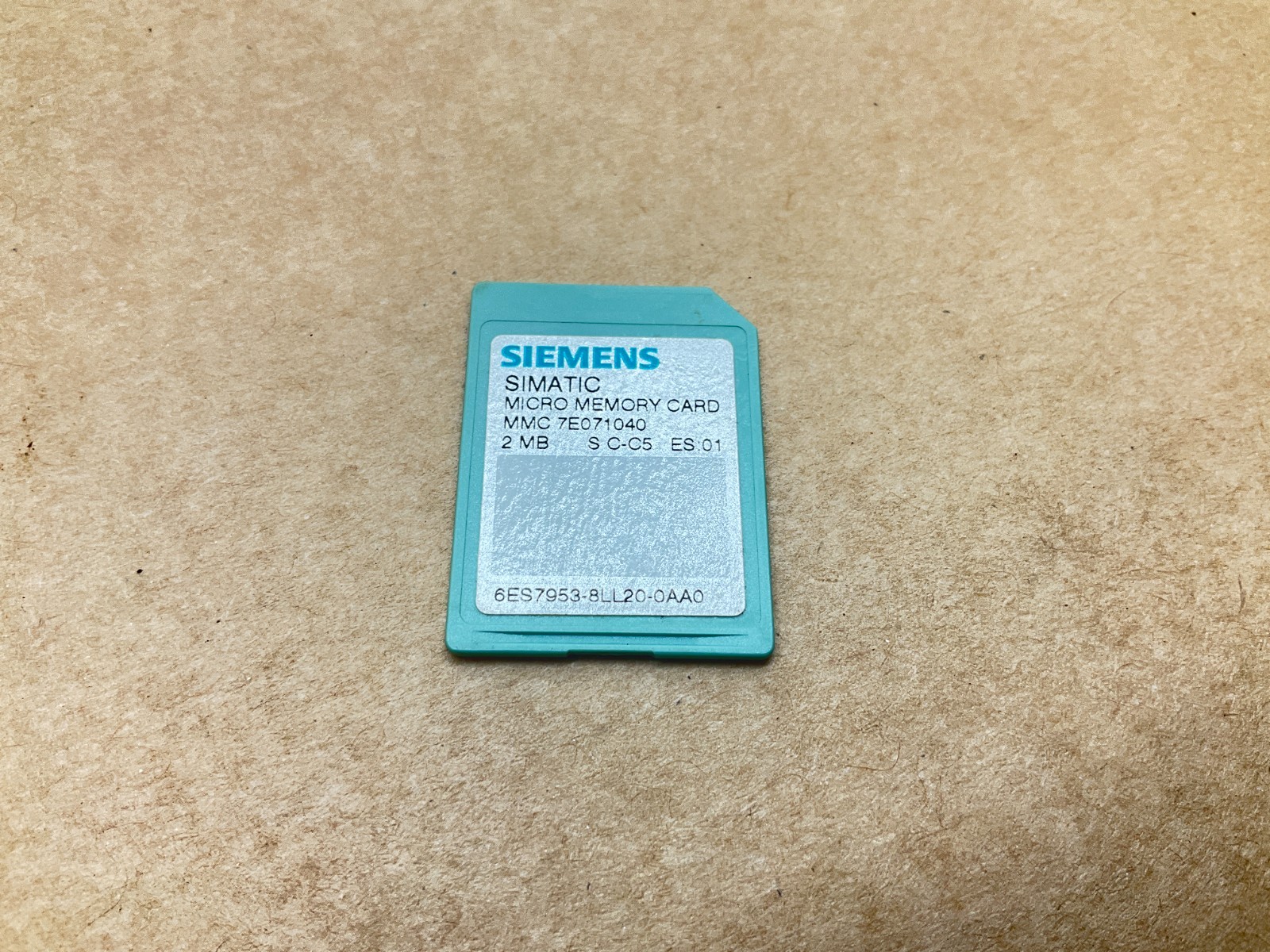 Siemens 6ES7953-8LL20-0AA0 Micro Memory Card Simatic 2 MB (BDM)