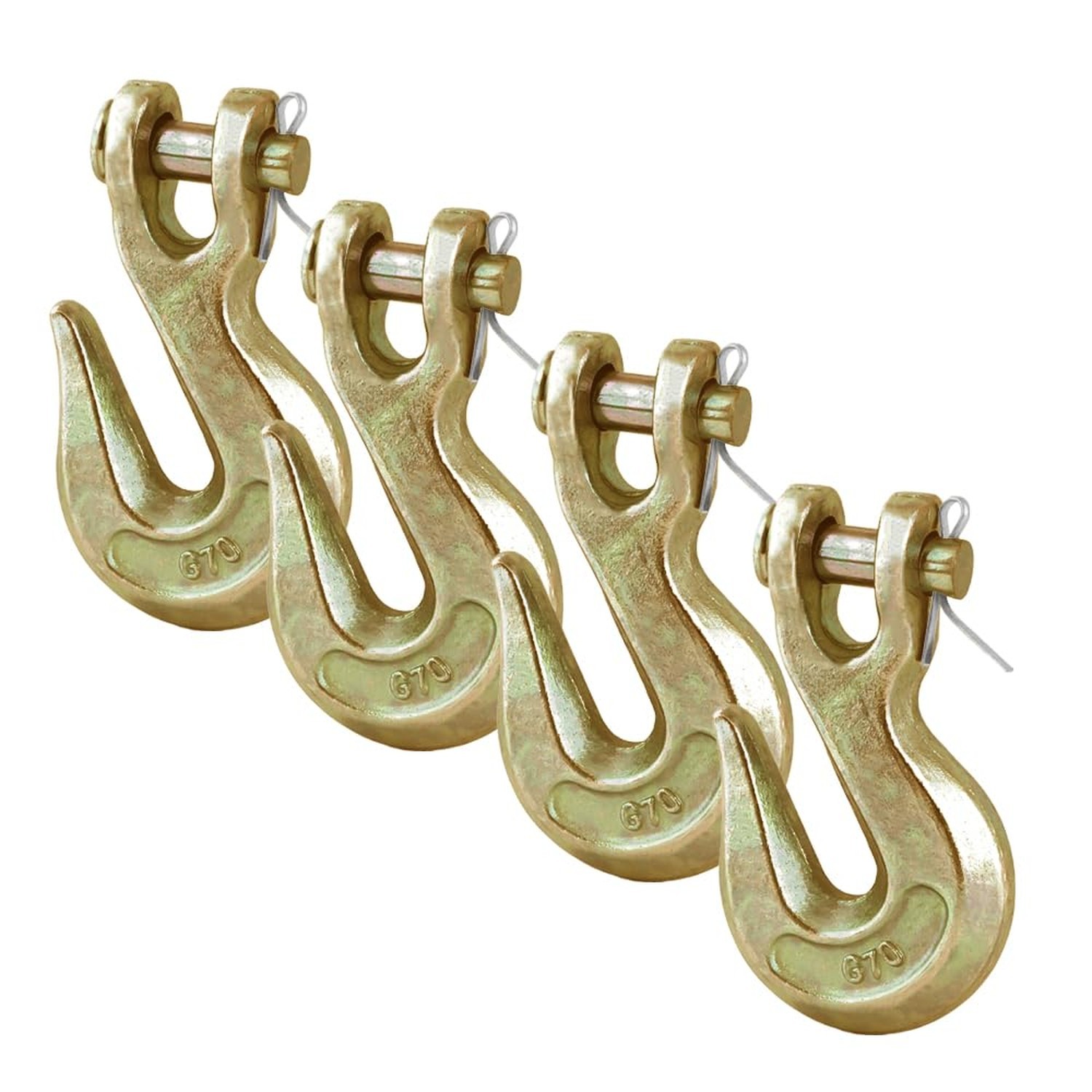 5/16 inch Clevis Grab Hook Grade 70 Clevis Hooks Forged Steel 4,700 lbs Capac...