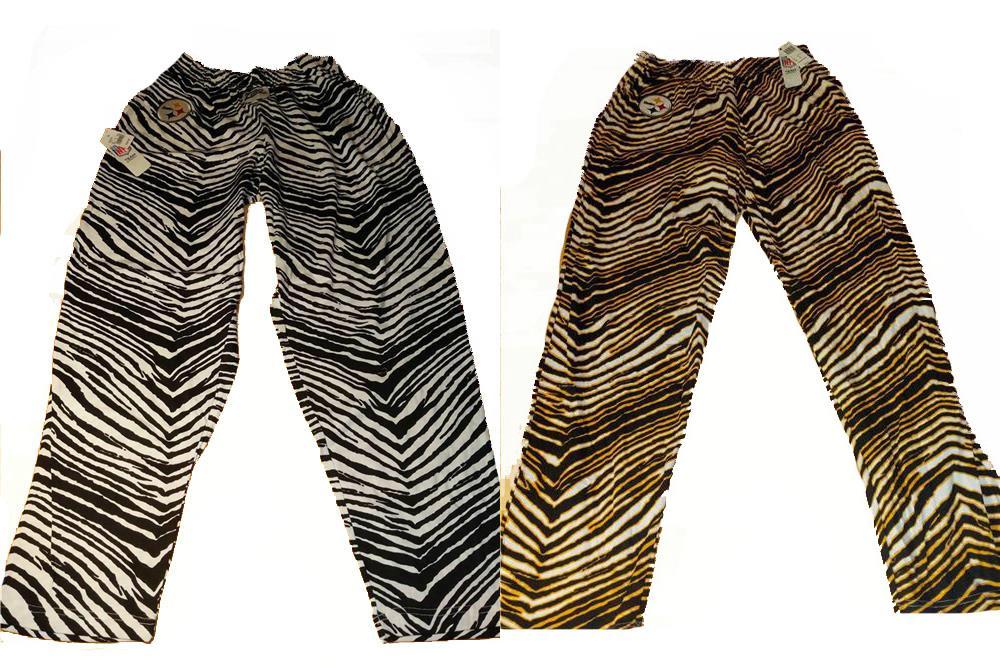 New Pittsburgh Steelers Mens Size L Large Zubaz Retro Style Lounger Pants