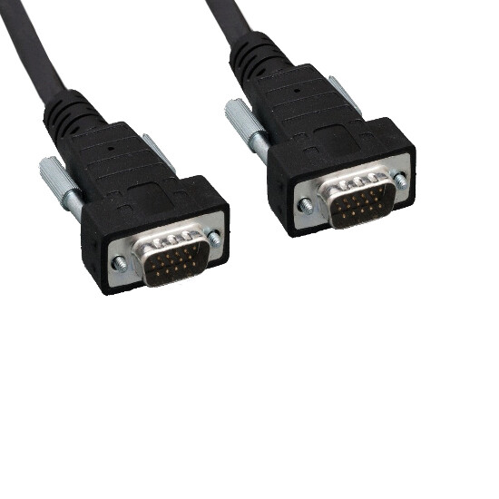 Kentek 25'ft Plenum Rated CMP SVGA HD15 Video Cable 28AWG EMI/RFI TV PC Monitor