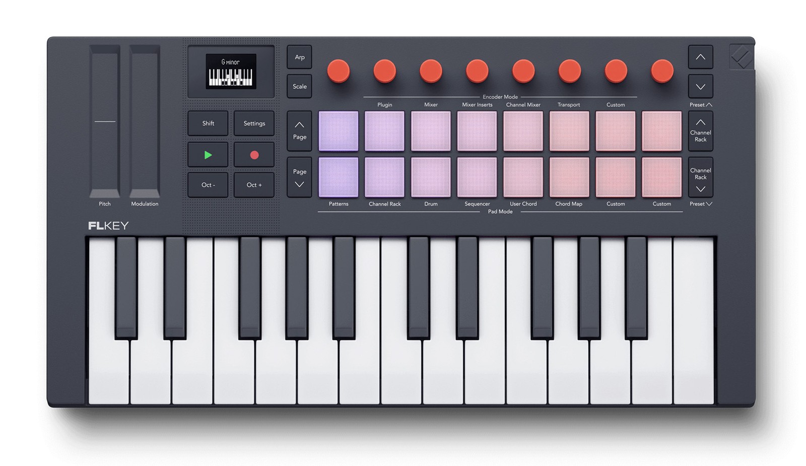 Novation FLkey 2 Mini 25 25-Mini-Key MIDI Keyboard Controller for FL Studio
