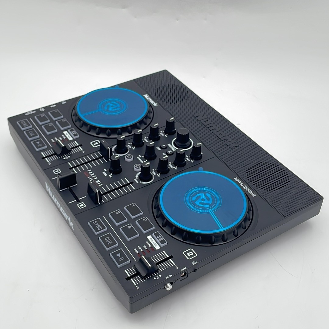 Numark Party Mix Live DJ Controller with Speakers Lights 2 Decks Mixer