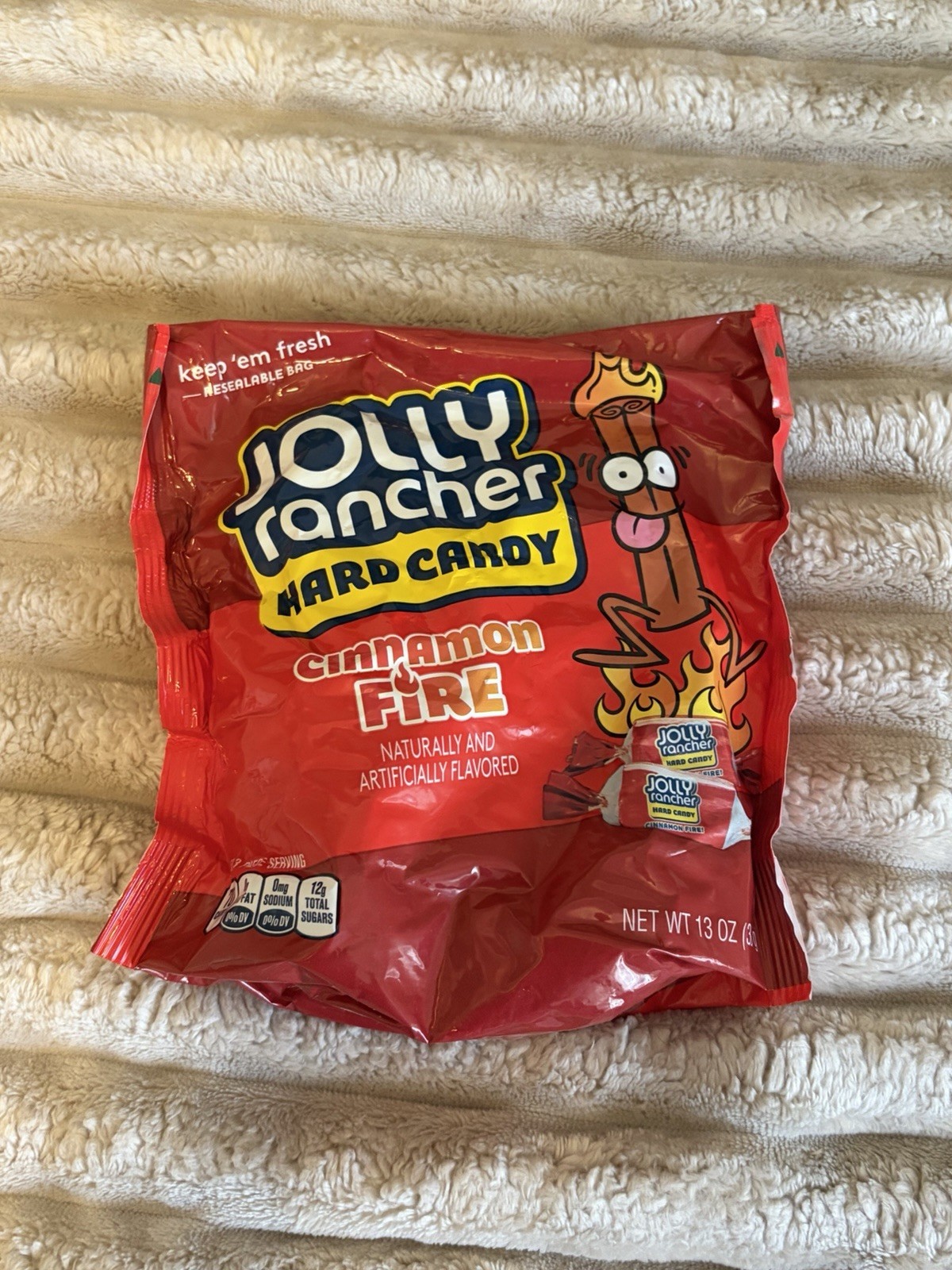 CINNAMON FIRE Jolly Rancher Hard Candy 7oz Bag Rare