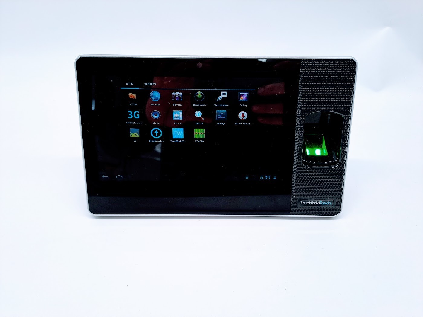 TimeWorks Touch Clock Biometric Fingerprint Android Timeclock