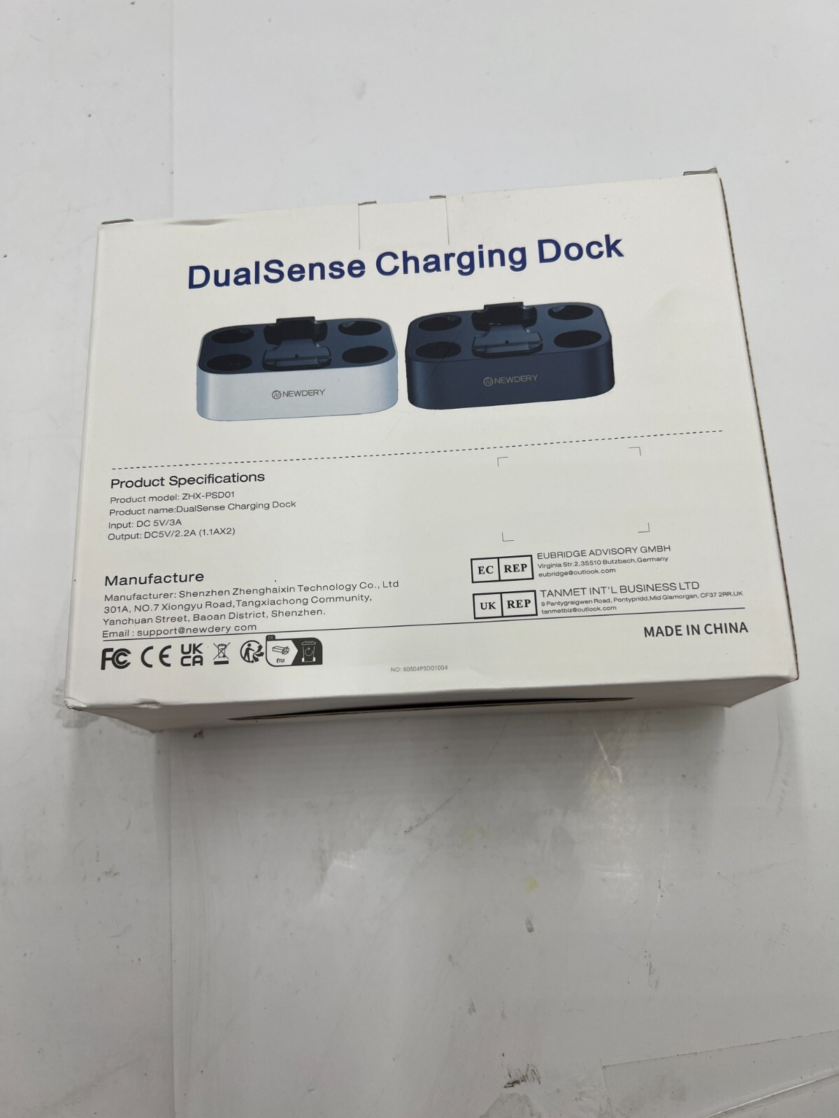 Newdery DualSense Charging Dock ZHX-PSD01 for PS5 Controller Input DC 5V/3A