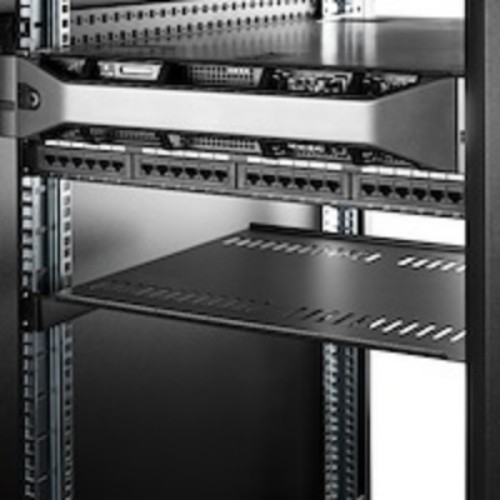StarTech.com 1U 19in Adjustable Vented Rack Mount Shelf - Heavy Duty Fixed
