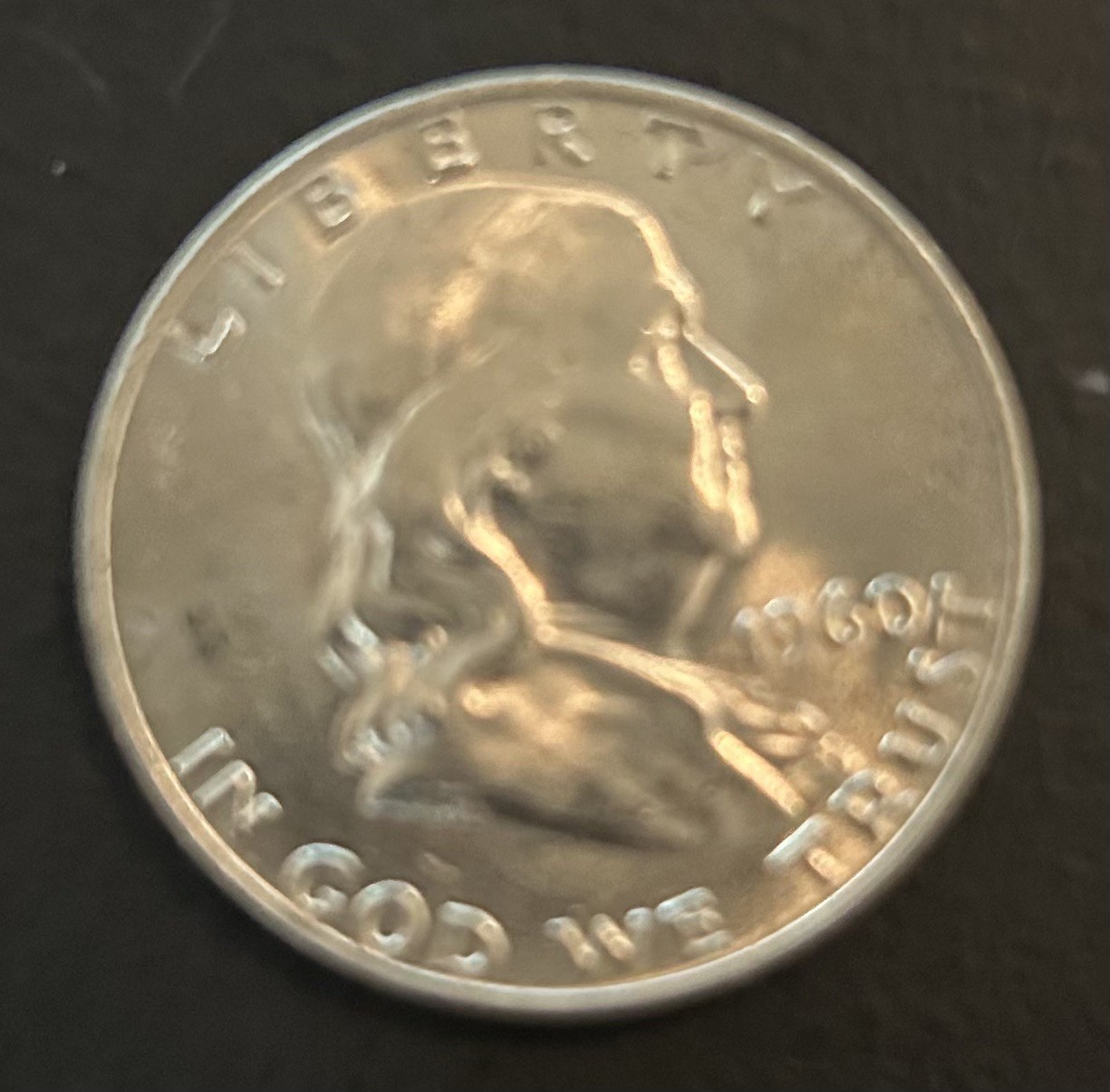 1960-D Franklin Silver Half Dollar