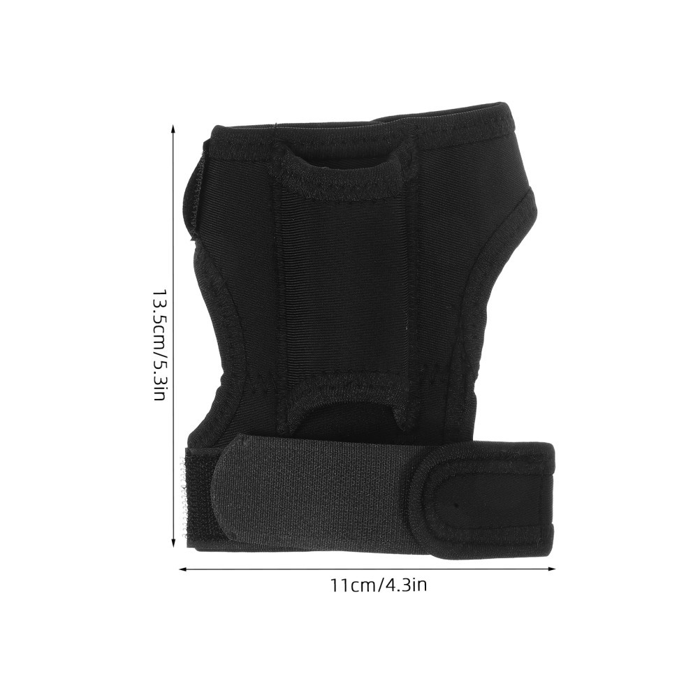 2Pcs Multipurpose Scuba Flashlight Support Gloves Black Durable Wrist Mount